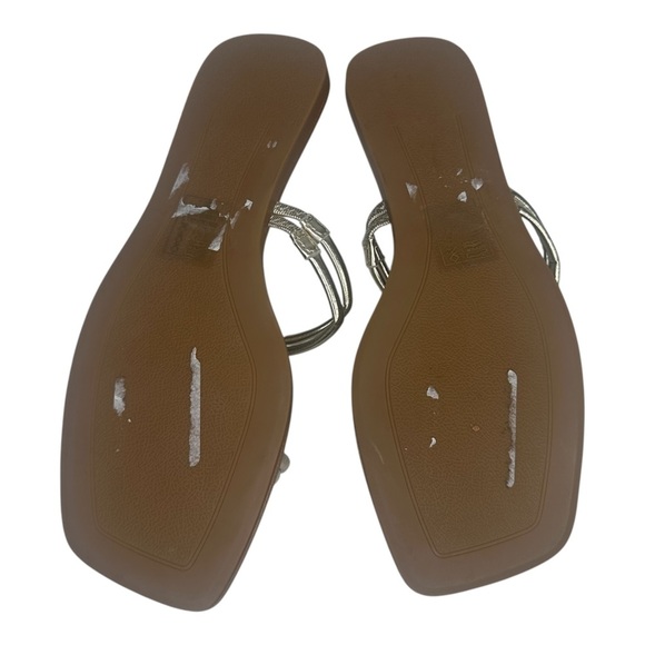 AZALEA WANG Stetson Sandal In Gold. Sz: 7 - Picture 5 of 7